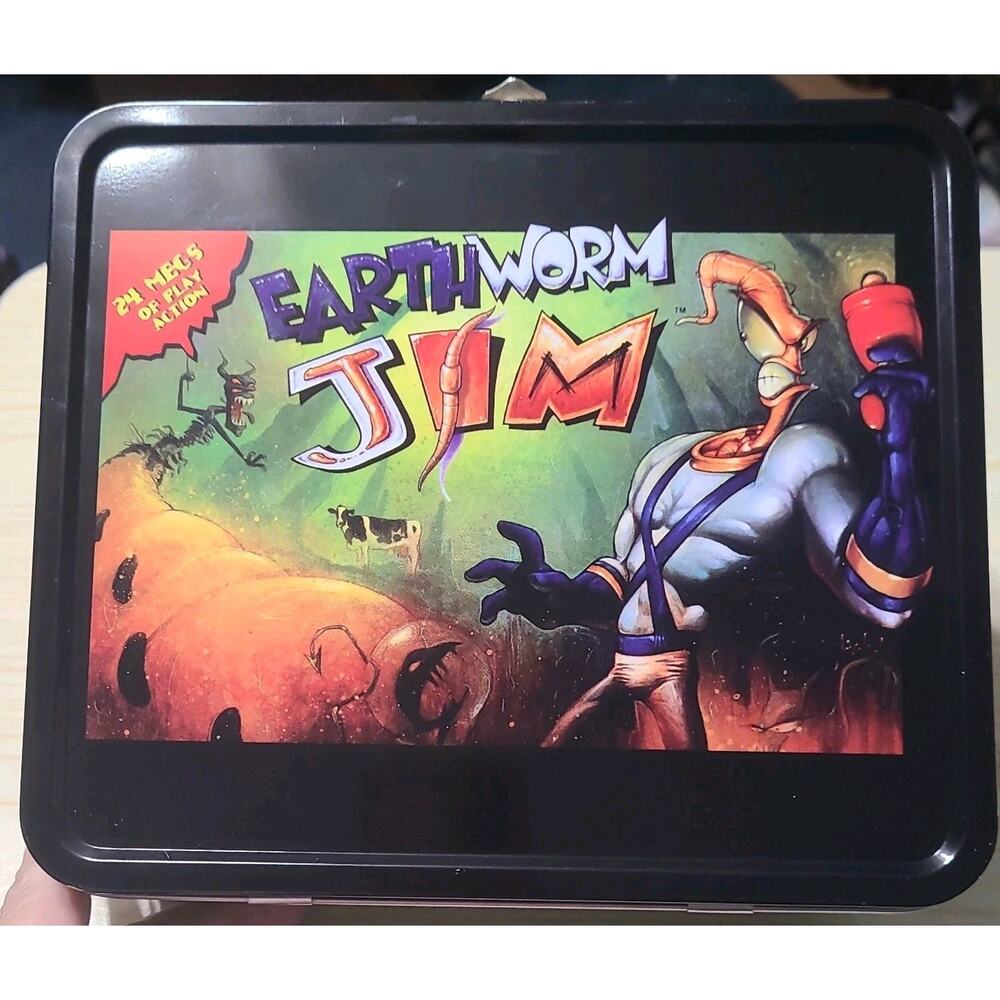 EARTHWORM JIM LUNCHBOX TIN Loot Crate Gaming
